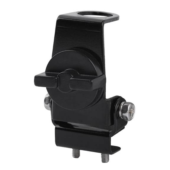 BIMZUC RB20 Premium Adjustable Antenna Mount Bracket for Car Radio, 180 Degree Rotation with Anti-Scratch Pad, UHF-F Connector Compatible, 2.4 x 1.7 x 1.6 inches / 6.2 x 4.3 x 4 cm, Black