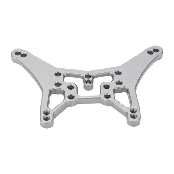 BIMZUC RC Alloy Rear Shock Tower Reduce Vibration Multiple Locating Holes Metal Accessories for 1:10 RC Cars, 3.7 inches / 94 mm Titanium Grey, 1 Piece[cite: 1]