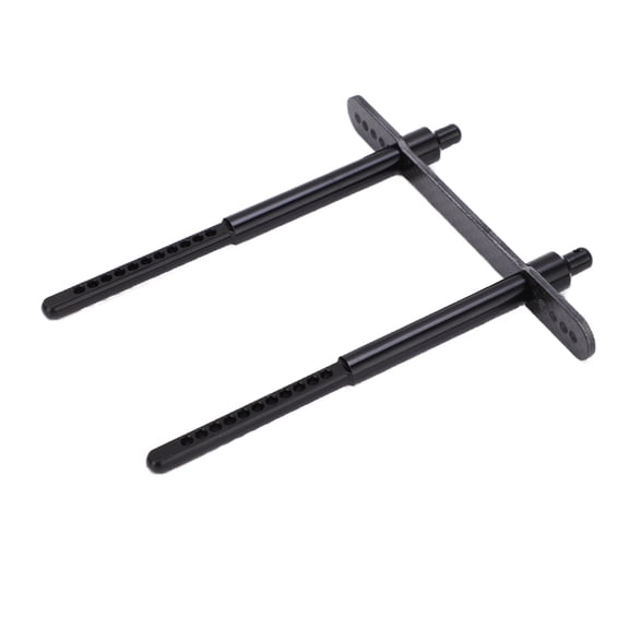 BIMZUC RC Car Front Rear Body Post Mounts Kit Carbon Fiber Aluminum Alloy Shell Column Pillars for 1/10 Scale Vehicles Axial SCX10 90046 90047 Upgrades Accessories 177 mm / 7 inches Black Color