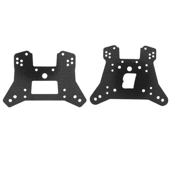 BIMZUC RC Shock Tower Rear Front Carbon Fiber Lightweight Durable RC Shock Damper Tower Replacement for Traxxas Sledge (5.12 inches / 13.00 cm)