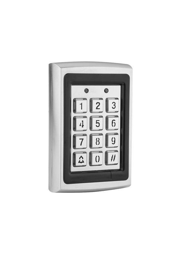 RFID Card Door Access Controller Keypad With Backlight Security Door Entry System For Home Office 1000 Users DC 12V High Strength Black Password Lock