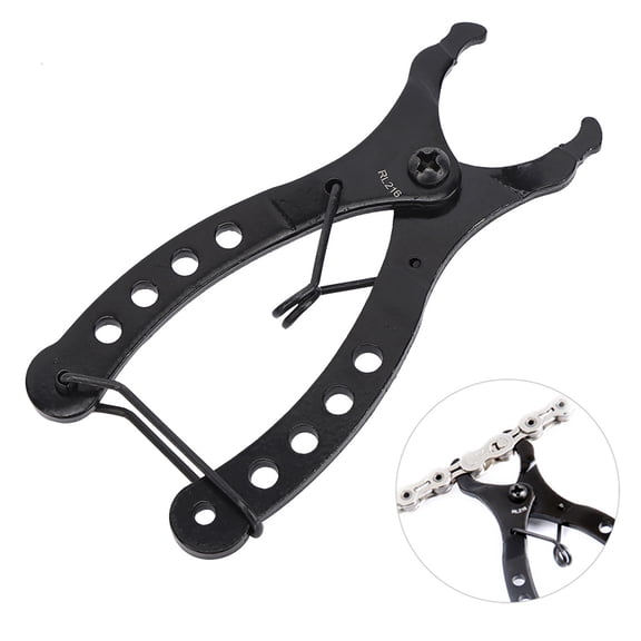 BIMZUC RL216 Mountain Bike Chain Link Pliers Bicycle Disassembly Installation Clamp Tool Accessory 3.66 inches / 9.3 cm Professional Repair Multi-Tool with Hook