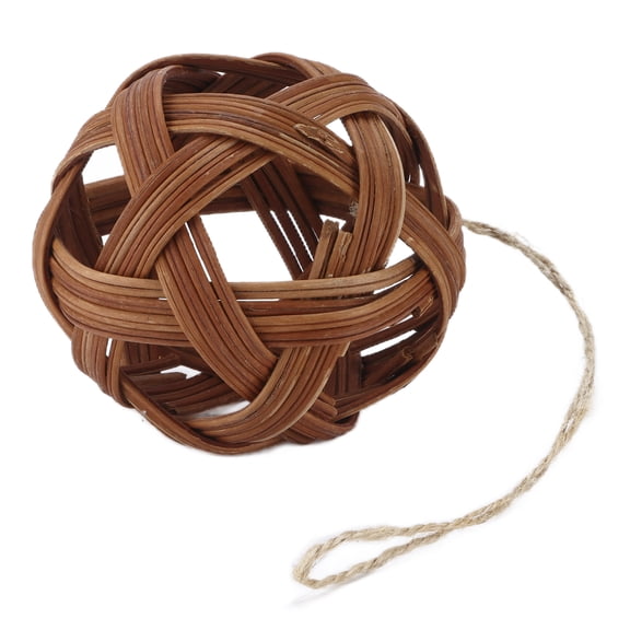 BIMZUC Rattan Ball Toys Safe Non Toxic Environmentally Friendly Hamster Chewing Toys for Pets Rabbits Foraging Pet Rattan Ball 3.94 inches / 10 cm Perfect for Dental Health & Engaging Daily Playtime