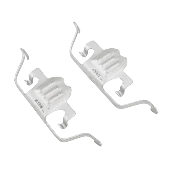 BIMZUC Rear Disc Brake Pad Retaining Clip 34216758059 Brake Anti Rattle Spring Clip Replacement for BMW X5 X6 525i 528i 530i 535i 3.0L 4.4L (9.05 x 6.3 inches / 23.0 x 16.0 cm) Pair Set