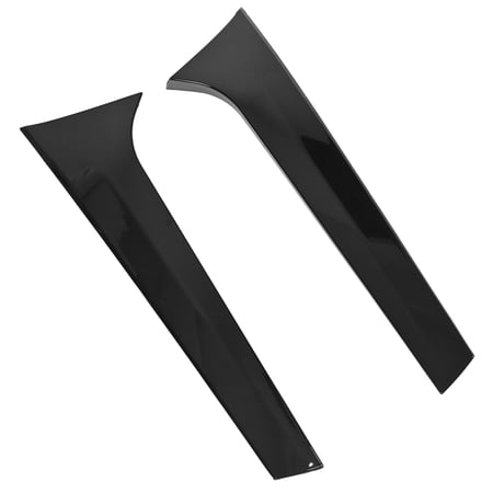BIMZUC Rear Window Side Spoiler Wing Gloss Black Canard Splitter Trim Replacement For Mercedes Benz ML GLE Class W166 2012-2018 Pair Left And Right ABS Exterior Accessories