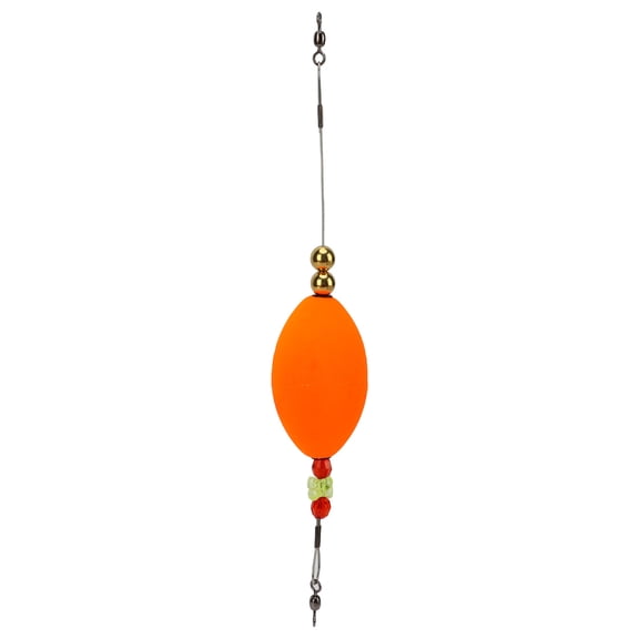 BIMZUC Red Fish Cork Float Fishing Tackle High Sensitivity Durable Bobber Stick for Deepwater, Orange