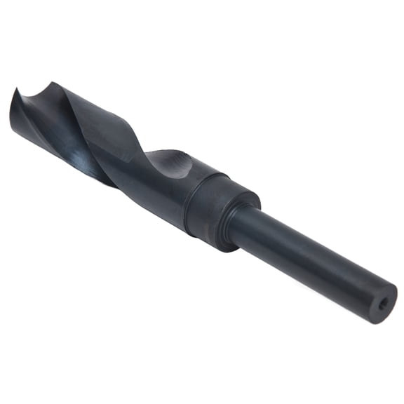 BIMZUC Reduced Shank Drill Bit 21.5mm / 0.85in HSS Twist Straight 1/2 inch Shank Drilling Tool for Metal Wood Plastic Stainless Steel Aluminum Copper Heavy Duty Black Hand Tool Accessory