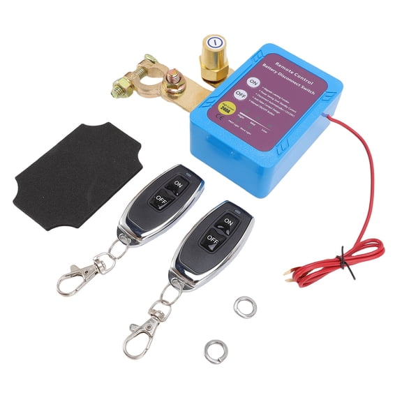 BIMZUC Remote Battery Disconnect Switch 240A 12V Automotive Smart Automatic Power Shut Off Prevent Theft Battery Drain for Car Truck Boat RV Replacement Electrical Switch (10 inches / 25.4 cm)