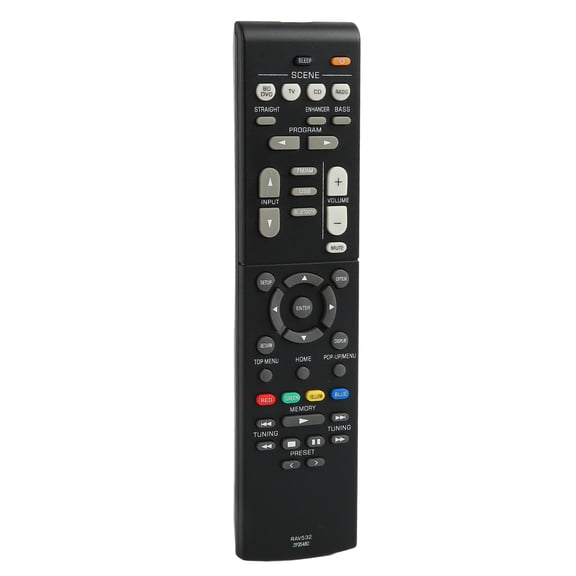 BIMZUC Replacement Remote Control Compatible for RX V383 RX R383BL RX V379 HTR 3068 RXV383 RXV383BL RXV379 HTR3068 Home Theater Audio Video Receivers System Accessories (8.2 inches / 21 cm)