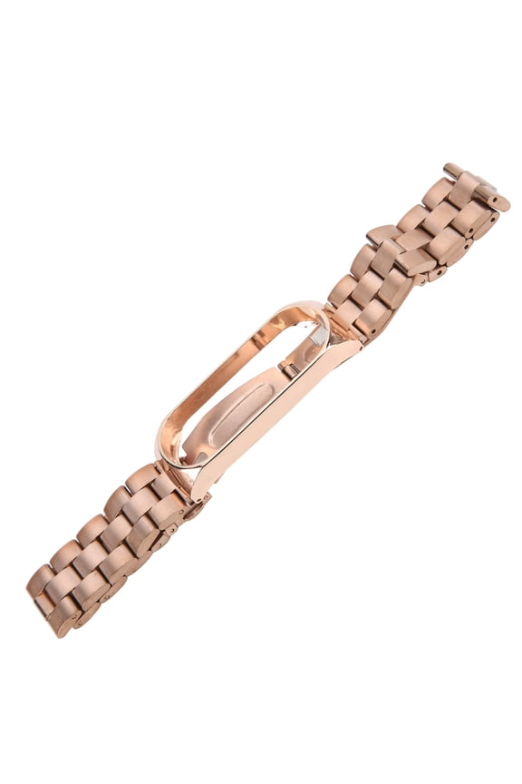 Replacement Strap for Smart Watch 6, Metal Band Bracelet, Adjustable Stainless Steel Wristband (3.15 inches / 8 cm) - Rose Gold