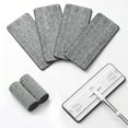 thumbnail image 1 of BIMZUC Reusable Mop Pads Refills, Floor Mop & Wet Mop Pads for Wet Jet, 12.99" x 4.92" 6-Pack Washable for All Floors, 1 of 9