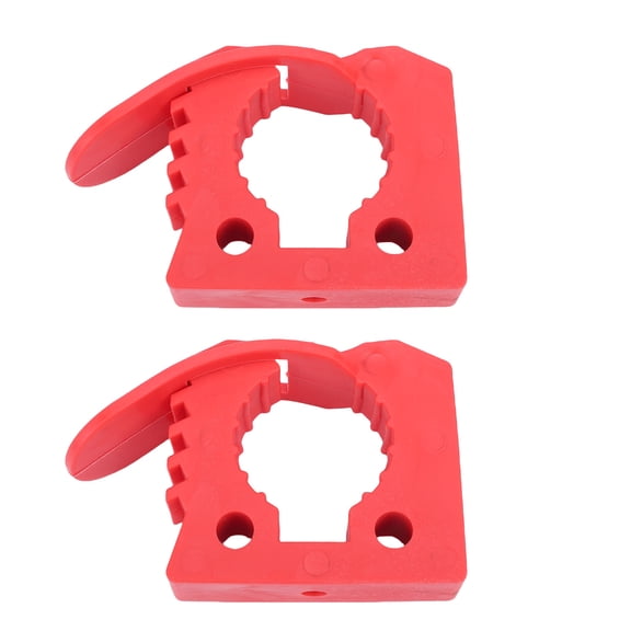 BIMZUC Roof Rack Shovel Holder Aluminum Alloy Quick Release Clamp Bracket Kit Universal for ATV UTV RV Van Truck Off-Road 11x8x7 cm / 4.3x3.1x2.7 inches Red 2pcs