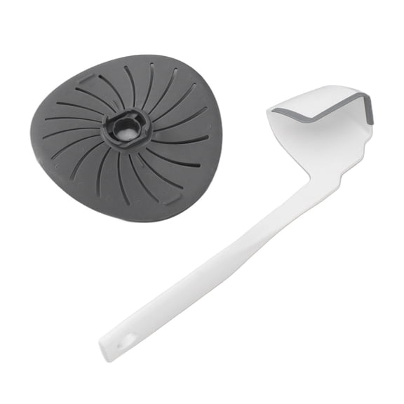 BIMZUC Rotating Spatula and Cutter Head Protective Cover Set for TM5 TM6 TM31, Professional Food Processor Accessories, Silicone Scraper & Blade Guard Kit (10.6 inches / 27 cm)