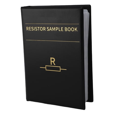 BIMZUC SMD Resistor Sample Book 170 Values X 50pcs Each 1% Accuracy in Storage Book Case Electronic Components Assortment Folder for Engineers Students (8.66 inches / 22 cm)