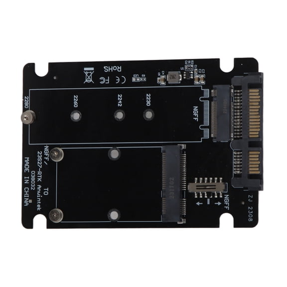 BIMZUC SSD Adapter Card High Speed 6Gbps MSATA M.2 NGFF to SATA Adapter Card Desktop Computer Accessories (4.33 inches / 11 cm)[cite: 1]