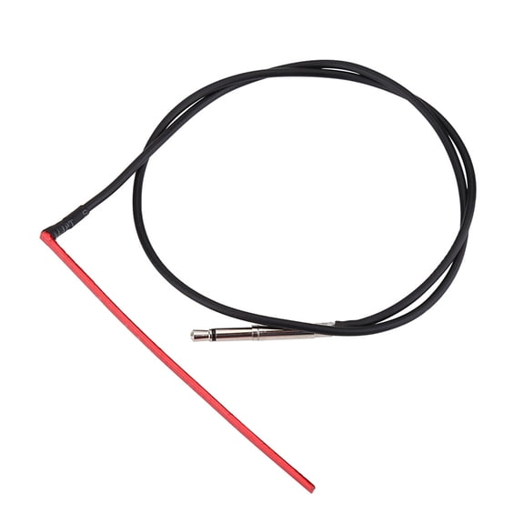 BIMZUC Under Saddle Piezo Bridge Pickup Transducer with 2.5mm Jack Ultra-Thin Acoustic Accessories for Folk Classic Guitar Replacement Parts, Black/Red (2.56 in / 65 mm)