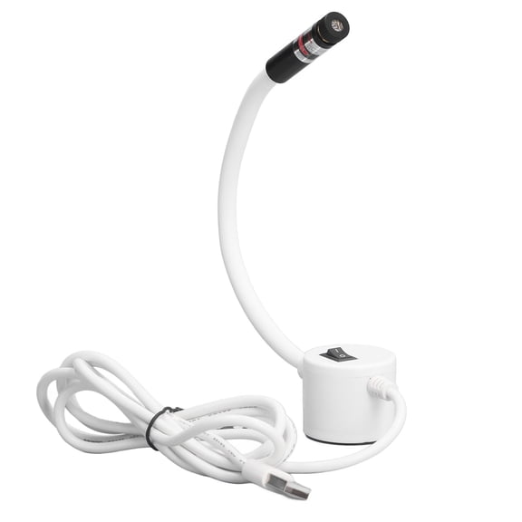 BIMZUC Sewing Machine Light Adsorbable 360 Rotating Gooseneck Silicone Portable Green Light USB Cross Positioning Light (51.2 inches / 130 cm Cord)