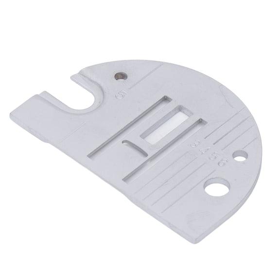 BIMZUC Sewing Machine Needle Plate 317398 Stainless Steel 8mm Replacement Part for 974 964 968 Models Silver