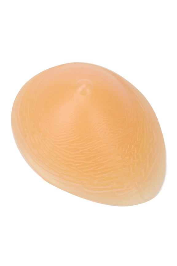 Silicone Chest Insert Artificial Drop Shaped Fake Bust Form for Women, Skin Color Beige Breast Form Prosthesis for Mastectomy, 5.12 inches / 13 cm