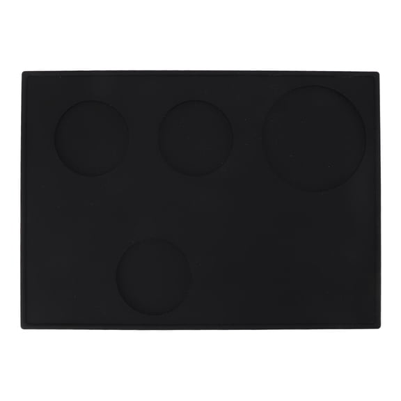 BIMZUC Silicone Coffee Tamping Pad  AntiSlip, MultiSlot Mat for Home Kitchen, Bar & Caf  Thick, EasyClean, FoodGrade Protection