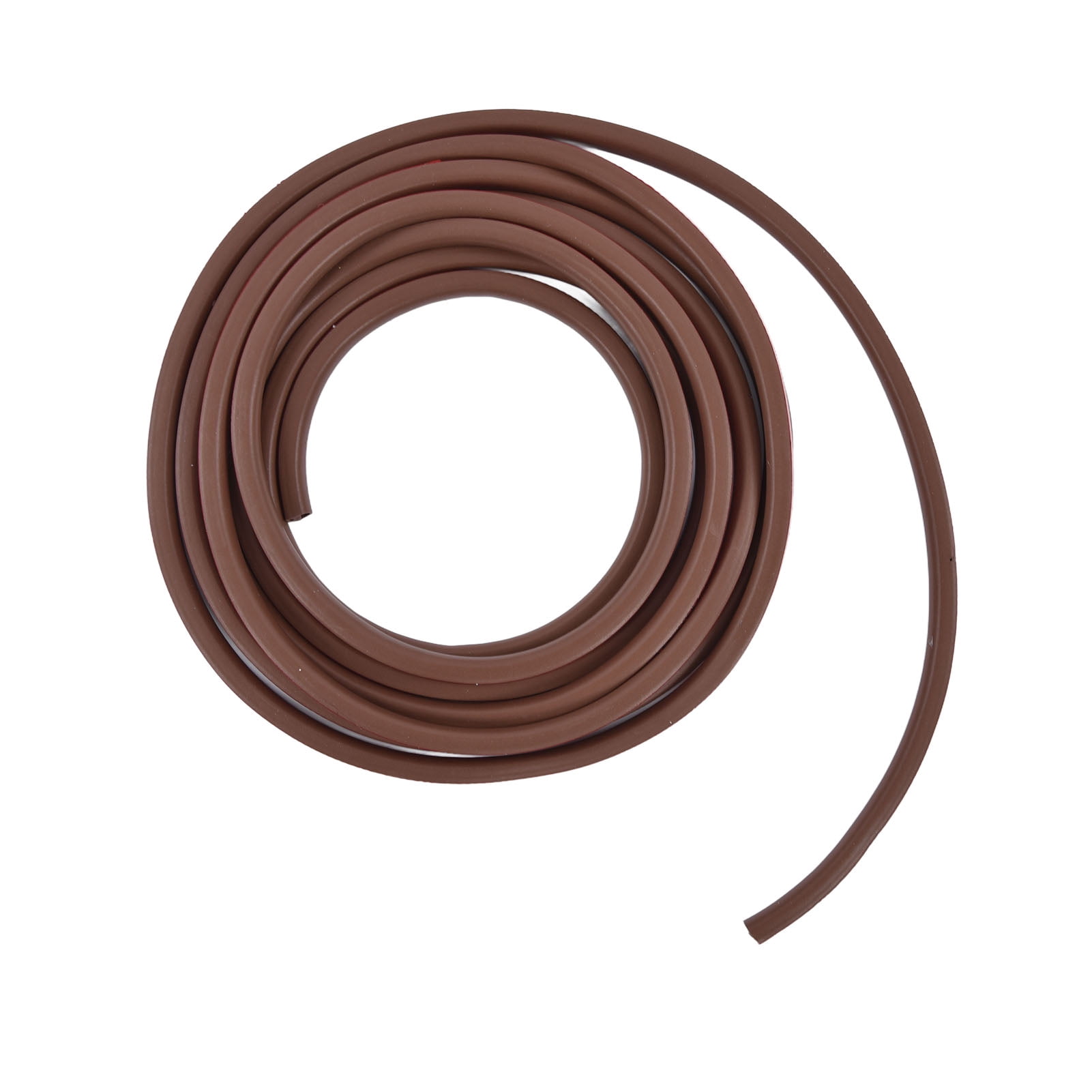 BIMZUC Silicone Rubber Weather Stripping for Doors and Windows Soundproof Dustproof Draft Stopper Seal Strip Medium Gap 19.7 ft / 6 m Brown Easy Installation Home Improvement