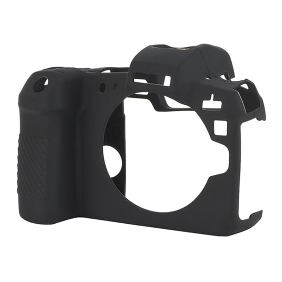 BIMZUC Silicone Shockproof Soft Camera Case Cover for Canon EOS R, Black