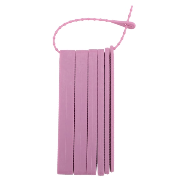 BIMZUC Silicone Teether Stick Jaw Grading Bite Blocks Set - Purple Soft Force Trainer Kit for Speech Communication Aids and Oral Motor Muscle Recovery, 13x8x3 in / 33x20.3x7.6 cm, 6 Pcs