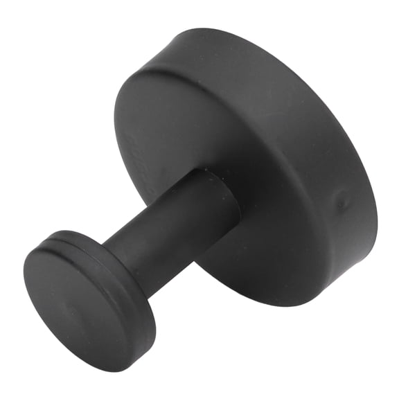 BIMZUC Single Coat Hook 304 Stainless Steel Wall Mounted Towel Clothes Hat Hanger Organizer for Bathroom Kitchen Heavy Duty Rust Resistant Matte Black Finish (3.15 inches / 8 cm)