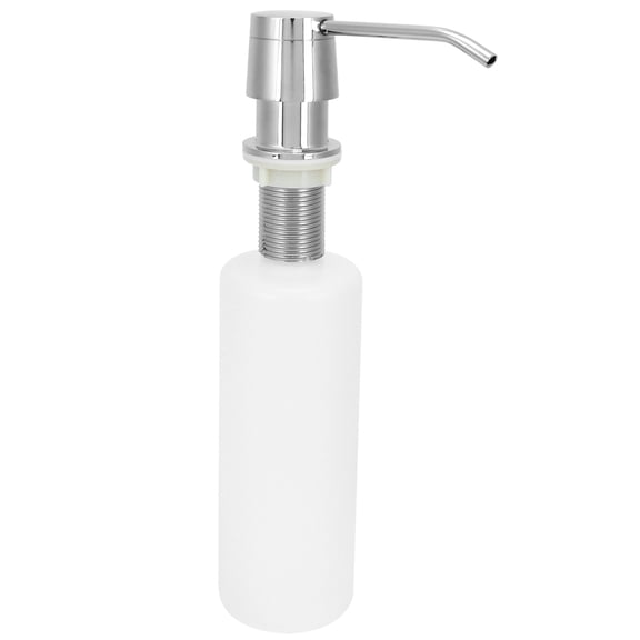 BIMZUC Sink Soap Dispenser 350ml / 11.8 oz Pump Lotion Container Organizer Bathroom Accessory 304 Stainless Steel Kitchen Countertop Dish Soap Bottle Hand Sanitizer Dispenser Liquid Soap Pump