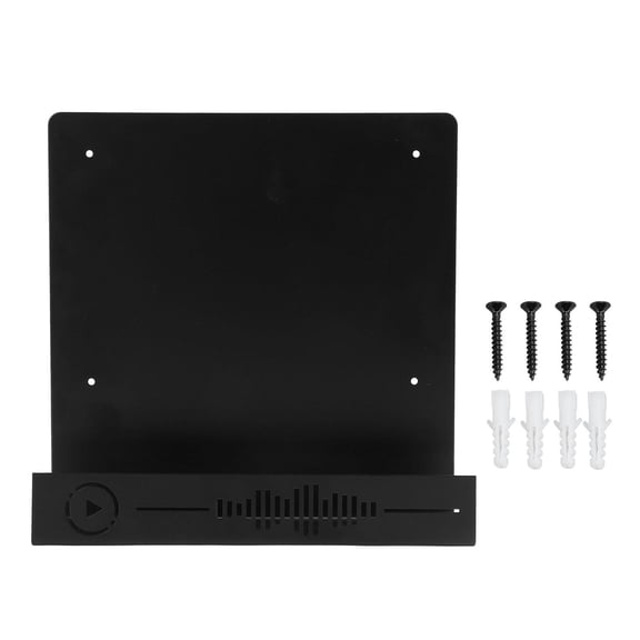 BIMZUC Slim WallMounted Record Shelf 1015 Vinyl Display, Iron Frame, Protective Back, Easy Install