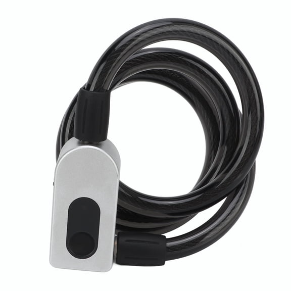 BIMZUC Smart Bluetooth Fingerprint Cable Lock Anti Theft Keyless Electronic Security Device for Mountain Bikes Road Bicycles Motorcycles Built-In Battery Included (7.48 inches / 19 cm)