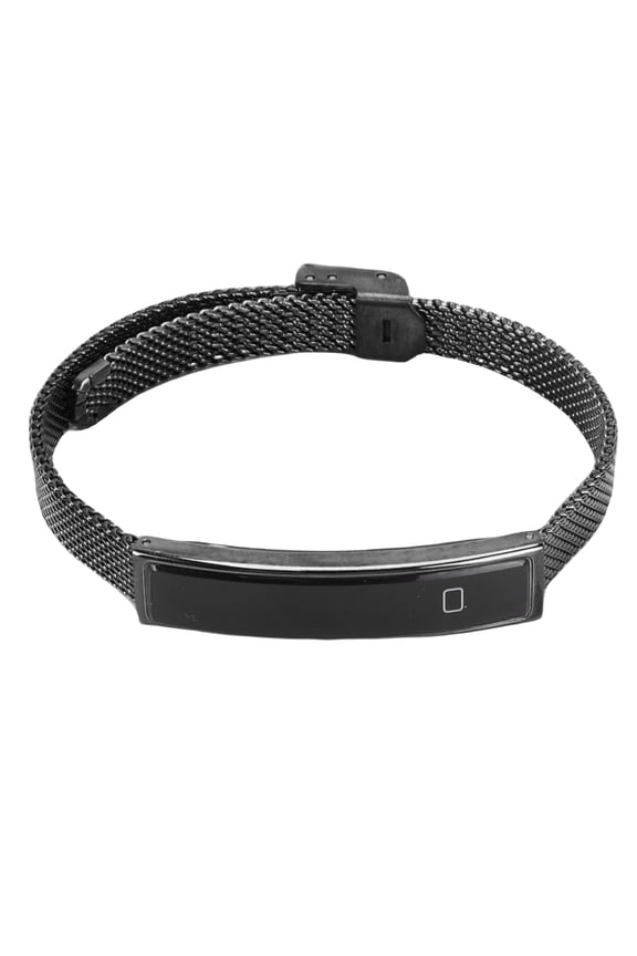 Smart Bracelet Fitness Tracker Bluetooth 5.3 Phone Remote Shutter Waterproofing For Running Cycling Activity Health Monitor With APP Support Black 10.24 inches / 26 cm