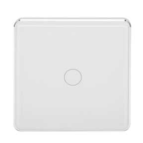 BIMZUC Smart Light Switch 1-Way Wireless Touch Panel Remote Control, Tuya Zigbee 3.0 Compatible, 3.94 inches / 10 cm, White