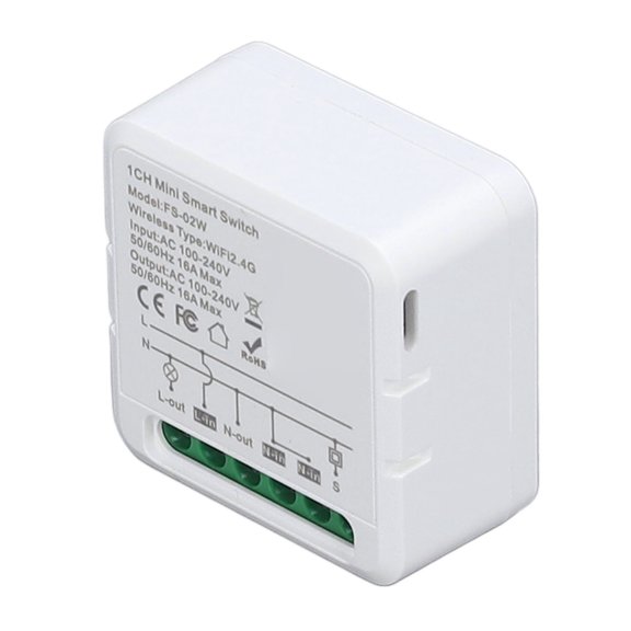 BIMZUC Smart Relay Switch Module Voice Remote Control DIY WiFi Wireless Smart Light Relay Module with Timer Function[cite: 1]