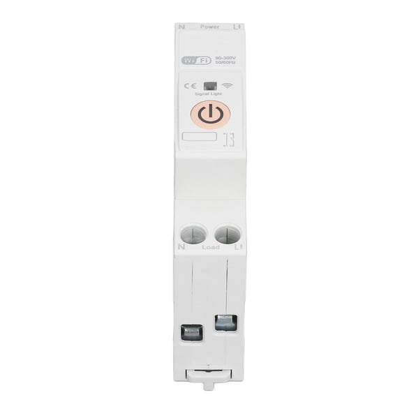 BIMZUC Smart WiFi Din Rail Circuit Breaker Remote Control Switch for Household Appliances AC 90-300V 2P 32A - Wireless Smart Home Automation System with Overload Protection (3.5 inches / 8.9 cm)