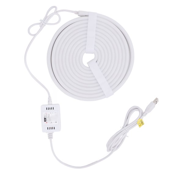 BIMZUC Smart WiFi Neon Rope Light 9.84 ft / 3m RGB LED Strip Music Sync Remote Control Indoor Room Decor