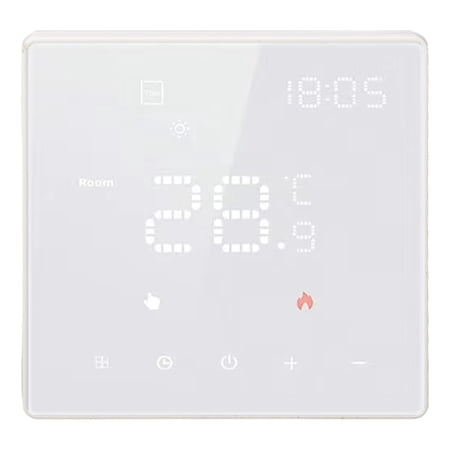 BIMZUC Smart WiFi Thermostat Home Programmable Tuya App Voice Control White Water Floor Heating