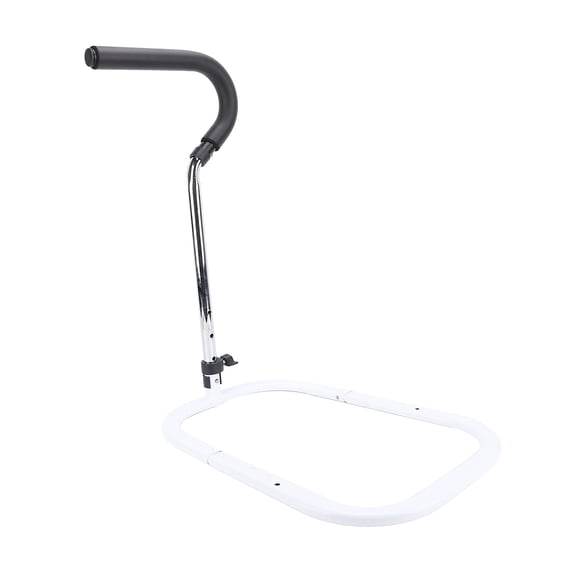 BIMZUC Sofa Standing Aid Stainless Steel Adjustable Chair Assist Handle Lifting Rail for Elderly Seniors, Heavy Duty Mobility Support Handrail, Black (14.1x13.4x3.1 inches / 36x34x8 cm)