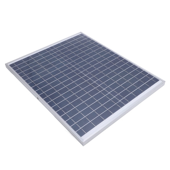 BIMZUC Solar Panel Aluminum Monocrystalline High Efficiency Water Resistant Portable Solar Charger for Car Boat RV Motorcycle 20W Power Generation Photovoltaic Module Backup (10 inches / 25.4 cm)