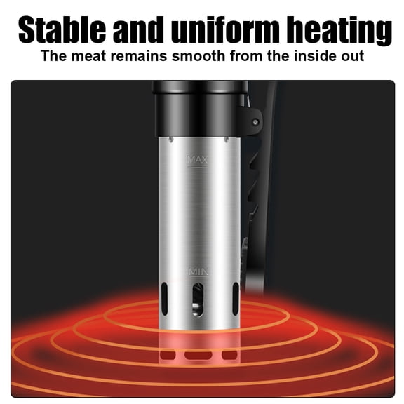 BIMZUC Sous Cooker Machine 1100W Immersion Circulators Ultra Quiet Precision Cooker Kitchen Gadgets, EU Plug 220V, 14.76 inches / 37.5 cm