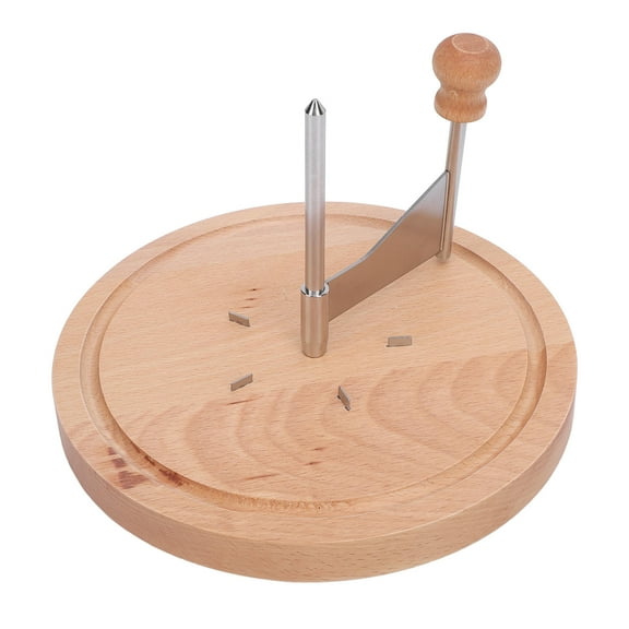 BIMZUC Stainless Steel & Beechwood Spiral Cheese Shaver  Durable, DishwasherSafe, Versatile for Cheese, Chocolate & Dessert Garnishes