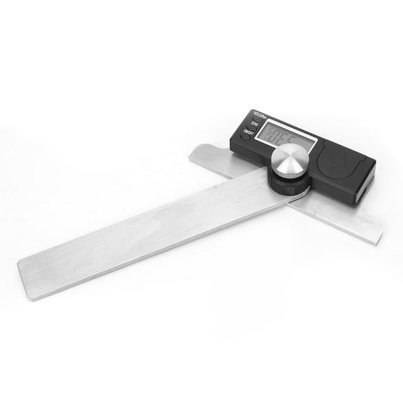 BIMZUC Stainless Steel Goniometer 0-180 Electric Angle Finder Digital Angle Ruler 0.01 Angle Meter Protractor