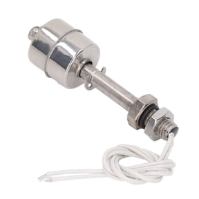 BIMZUC Stainless Steel Liquid Level Controller Sensor Float Water Level Switch 5Mpa 10mm Stroke 0-220V (10 inches / 25.4 cm)