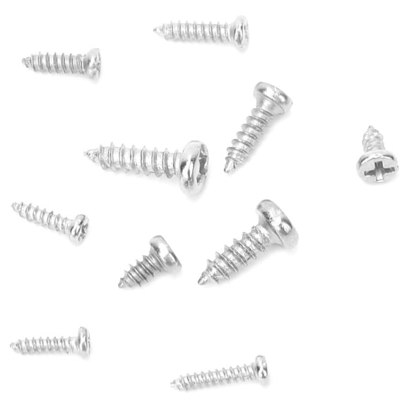 BIMZUC Stainless Steel Mini Cross Pan Head Self Tapping Screw Set M1 M1.2 M1.4 M1.7 Assortment Kit for Precision Hardware Fasteners, 1000 Pieces (0.04 to 0.07 inches / 1 mm to 1.7 mm Thread Diameter)