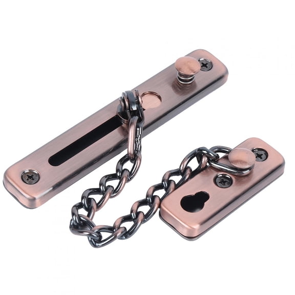 BIMZUC Stainless Steel Safety Guard Anti Theft Chain Lock Heavy Duty Security Door Chain for Home Hotel Office Privacy, Antique Copper Finish, 10.8 inches / 27.5 cm
