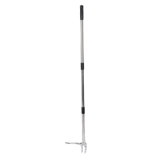 BIMZUC Stand Up Weed Puller Tool with Long Handle, Detachable Stainless Steel Weed Remover and Root Puller for Lawn Yard Garden, 39 inches / 99 cm, Silver