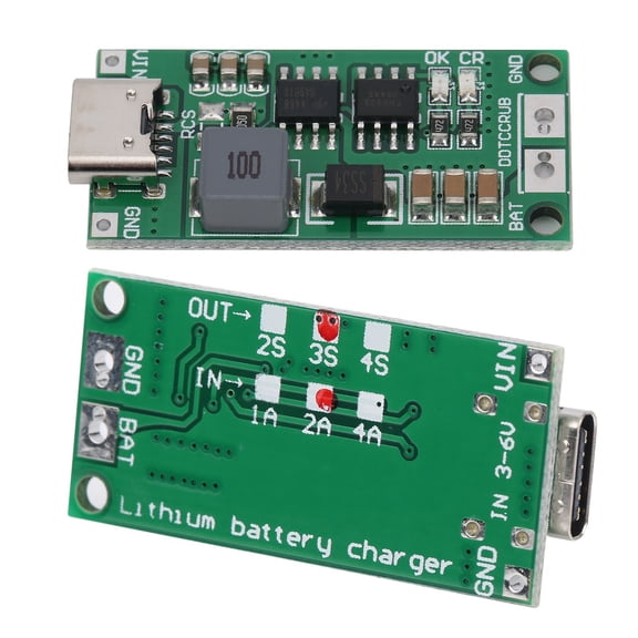 BIMZUC Step Up Boost Li-ion Battery Charger Module Board 12.6V 3S-2A 0.74A[cite: 1]