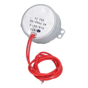 BIMZUC Synchronous Motor AC 24V 5-6 RPM 4W CCW Large Torsion for Home Appliances Replacement Part Electric Motor Accessories, Durable Synchron Motor Component
