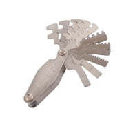 BIMZUC T Thread Gauge Whitworth Screw Pitch Gage Cutting Tool 30 Degree Carbon Steel Measuring Template 4.72 inches / 12.00 cm Length Durable Anti-Rust High Precision Industrial Use