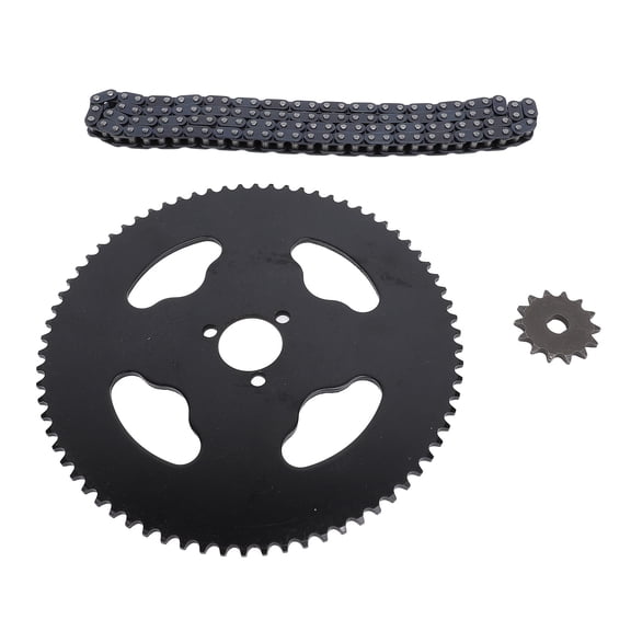 BIMZUC T8F Front Rear Sprocket Chain Kit with 120 Links Chain 10mm H Hole 14T Front Sprocket 74T Rear Sprocket 29mm / 1.14 inches Inner Diameter Replacement Part